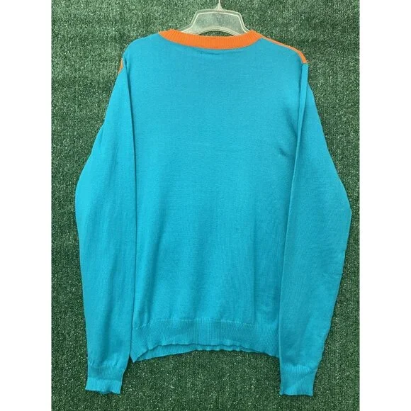 NFL Apparel FOCO Winter Ugly Sweater XMAS Knit Pullover Miami Dolphins Medium - Picture 11 of 11